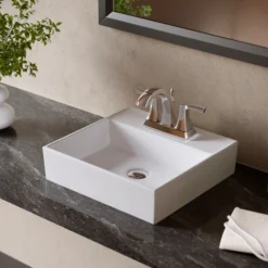Karran Randburg 1.2 GPM Double Lever Handle Lead-free Brass ADA Bathroom Faucet, Centerset, Chrome, KBF526C