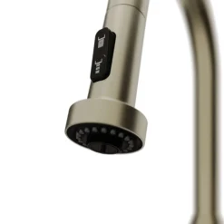 Karran Scottsdale 1.8 GPM Single Lever Handle Lead-free Brass ADA Kitchen Faucet, Pull-Down, Spot-Free Champagne Bronze, KKF250SFCB