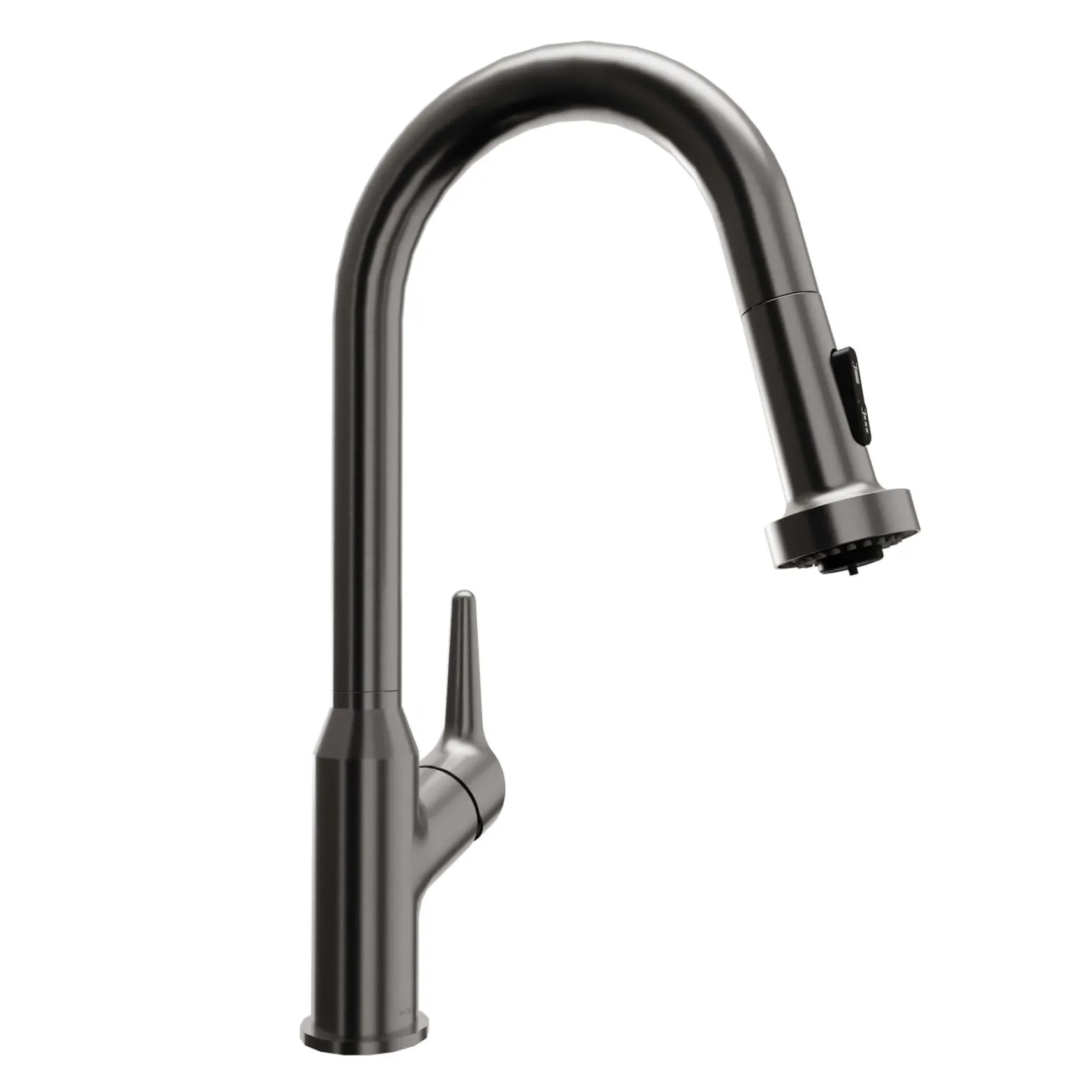 Karran Scottsdale 1.8 GPM Single Lever Handle Lead-free Brass ADA Kitchen Faucet, Pull-Down, Spot-Free Gunmetal Grey, KKF250SFGG