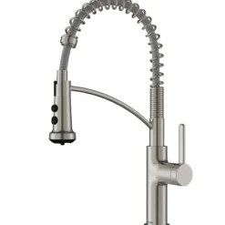 Karran Scottsdale 1.8 GPM Single Lever Lead-free Brass ADA Kitchen Faucet, Pull-Down, Spot Free Stainless Steel, KKF740SFSS