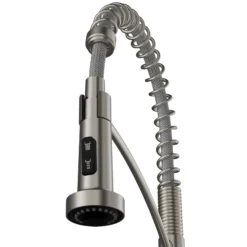 Karran Scottsdale 1.8 GPM Single Lever Lead-free Brass ADA Kitchen Faucet, Pull-Down, Spot Free Stainless Steel, KKF740SFSS