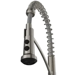 Karran Scottsdale 1.8 GPM Single Lever Lead-free Brass ADA Kitchen Faucet, Pull-Down, Spot Free Stainless Steel, KKF740SFSS