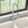Karran Scottsdale Single Lever Handle Lead-free Brass ADA Kitchen Faucet, Pull Down, Chrome, KKF210C