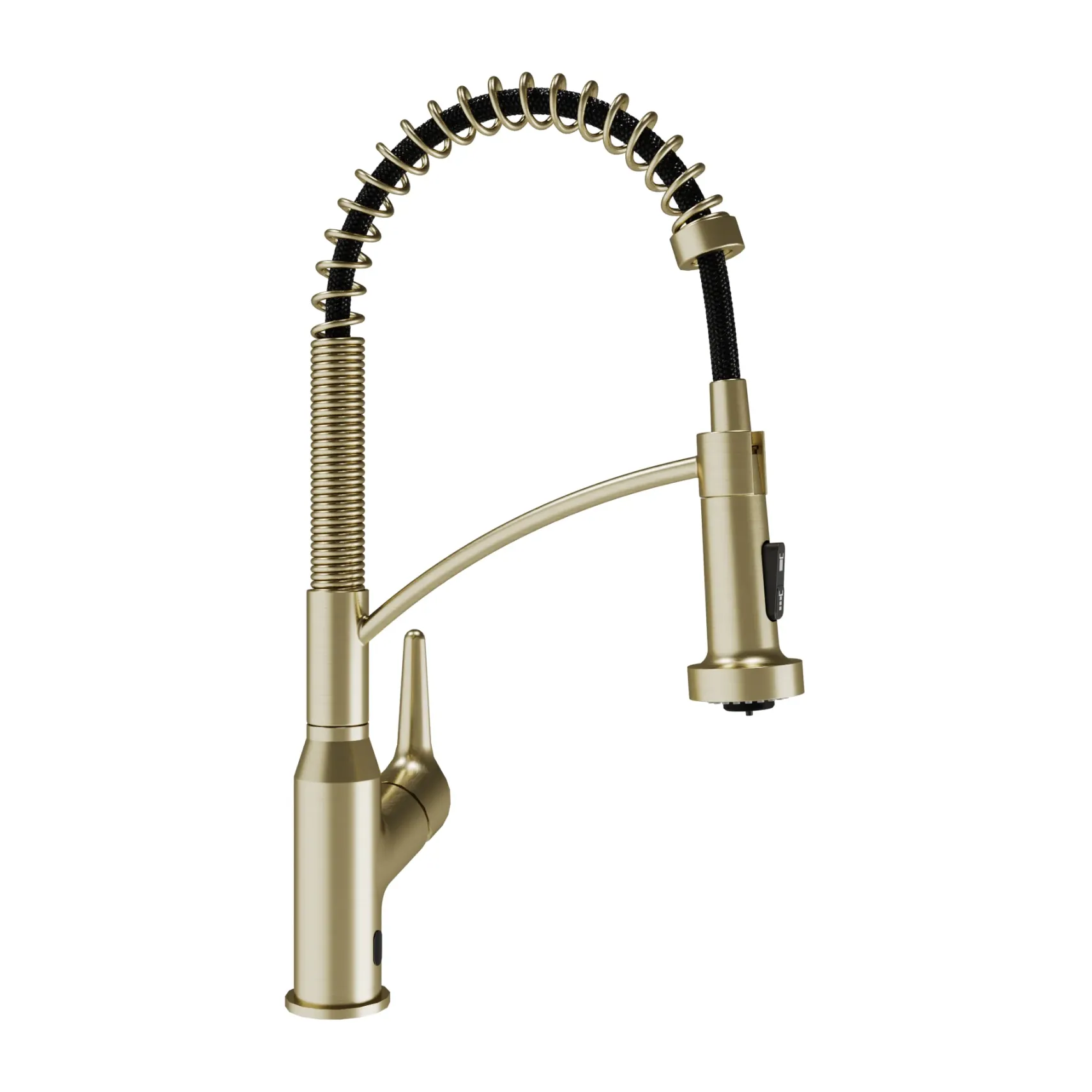 Karran Scottsdale Touchless Pull-Down Kitchen Faucet, Spot-Free Brushed Gold, Brass, KKF215SFBG