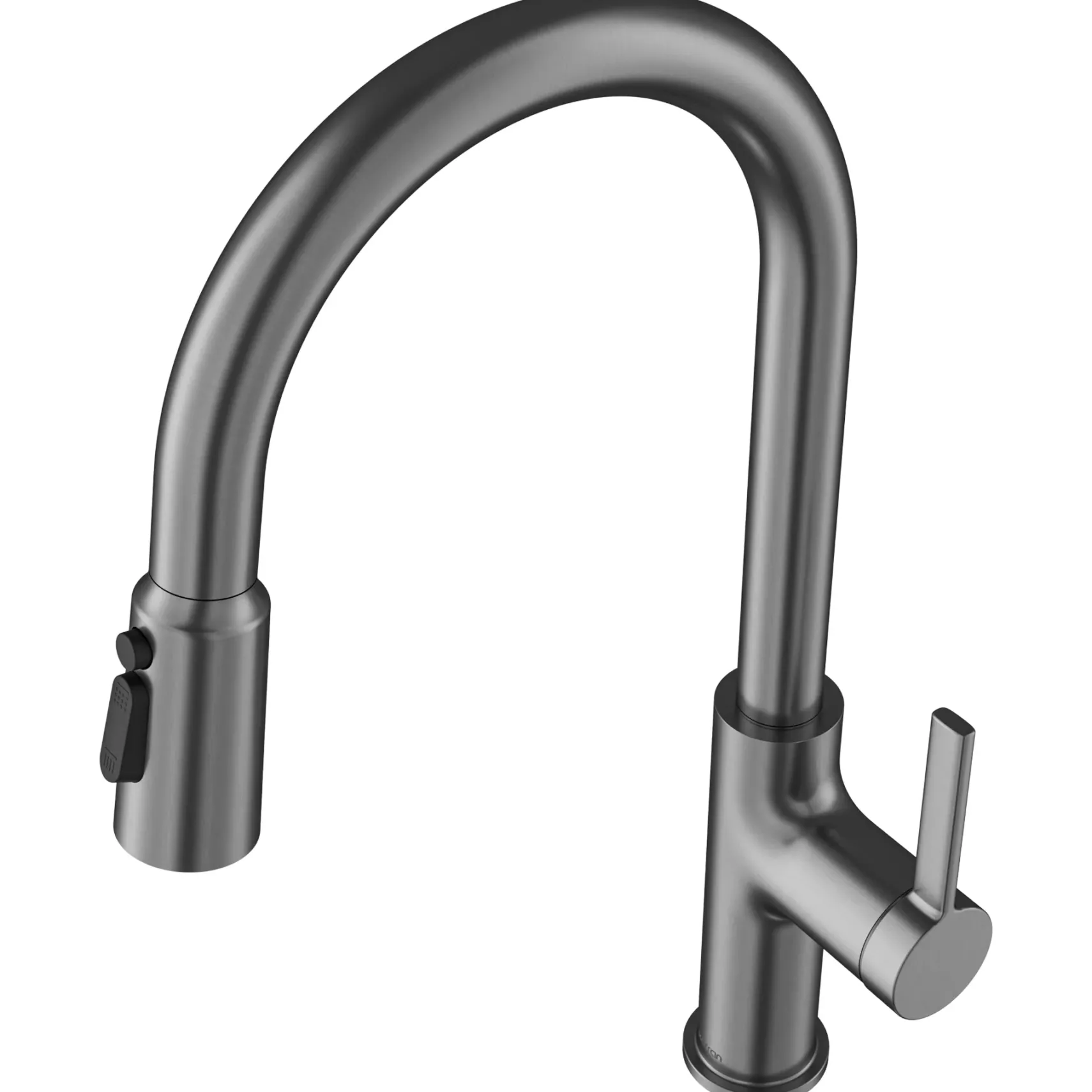 Karran Stalbridge 1.8 GPM Single Lever Lead-free Brass ADA Kitchen Faucet, Pull-Down, Spot-Free Gunmetal Grey, KKF720SFGG