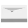 Karran Sternhagen Envy 24.25" x 17.5" Rectangular Vessel Quartz Composite ADA Bathroom Sink, White, SQS100WH