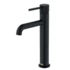 Karran Tryst 1.2 GPM Single Lever Handle Lead-free Brass ADA Bathroom Faucet, Vessel, Matte Black, KBF462MB