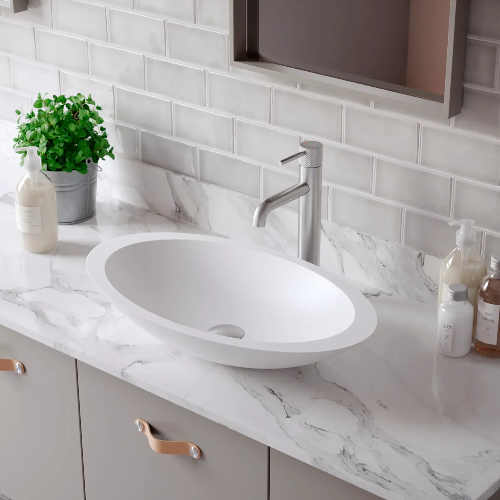 Karran Tryst 1.2 GPM Single Lever Handle Lead-free Brass ADA Bathroom Faucet, Vessel, Stainless Steel, KBF462SS