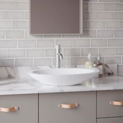 Karran Tryst 1.2 GPM Single Lever Handle Lead-free Brass ADA Bathroom Faucet, Vessel, Stainless Steel, KBF462SS