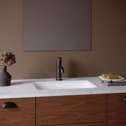 Karran Tryst 1.2 GPM Single Lever Handle Lead-free Brass ADA Bathroom Faucet, Basin, Matte Black, KBF460MB