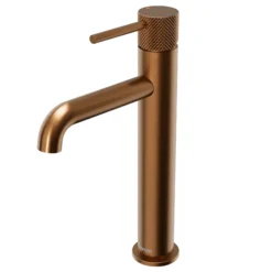 Karran Tryst 1.2 GPM Single Lever Handle Lead-free Brass ADA Bathroom Faucet, Vessel, Brushed Copper, KBF462BC