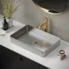 Karran Tryst 1.2 GPM Single Lever Handle Lead-free Brass ADA Bathroom Faucet, Vessel, Brushed Gold, KBF462BG