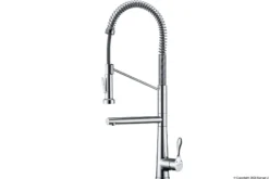 Karran Tumba Single Lever Handle Lead-free Brass ADA Kitchen Faucet, Pull Down, Chrome, KKF230C