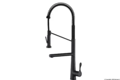 Karran Tumba Single Lever Handle Lead-free Brass ADA Kitchen Faucet, Pull Down, Matte Black, KKF230MB