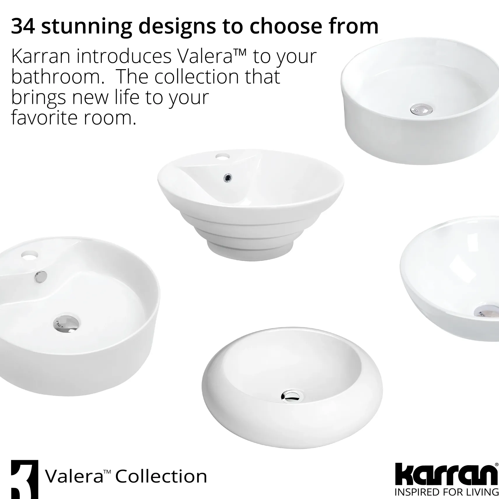 Karran Valera 15.5" x 13" x 3.25" Rectangular Vessel Vitreous China ADA Bathroom Sink, White, VC-503-WH