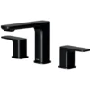 Karran Venda 1.2 GPM Double Lever Handle Lead-free Brass ADA Bathroom Faucet, Widespread, Matte Black, KBF514MB