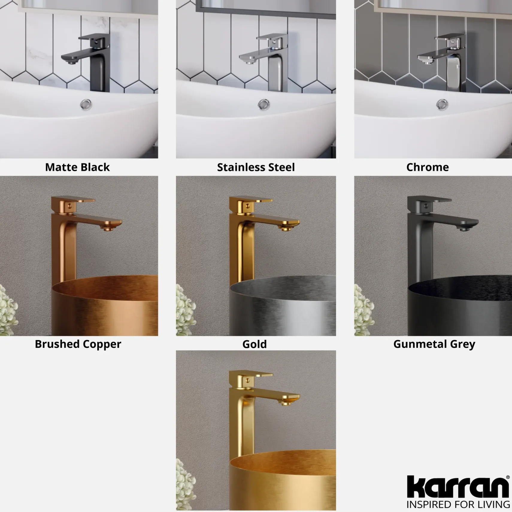 Karran Venda 1.2 GPM Single Lever Handle Lead-free Brass ADA Bathroom Faucet, Vessel, Gold, KBF512G