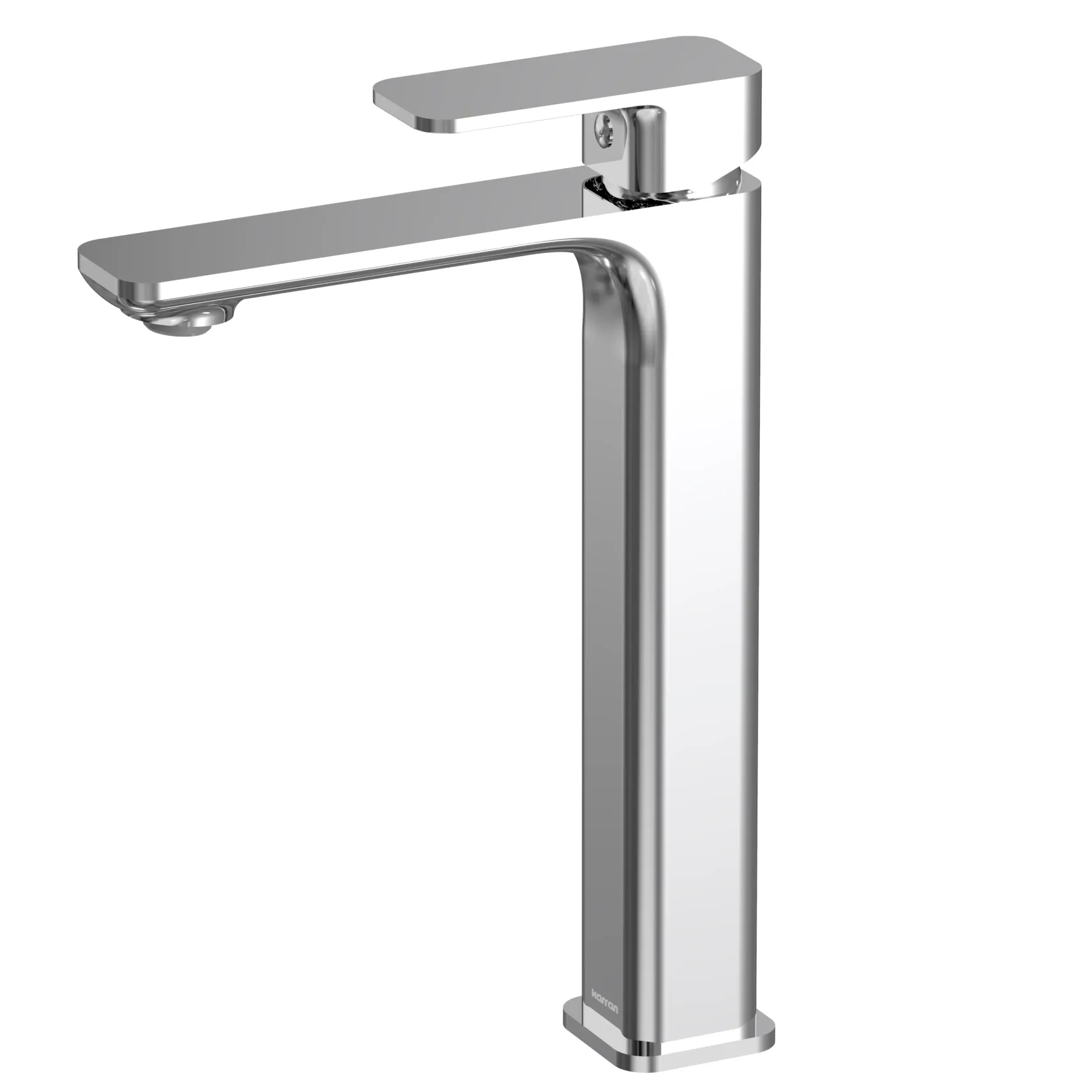 Karran Venda 1.2 GPM Single Lever Handle Lead-free Brass ADA Bathroom Faucet, Vessel, Chrome, KBF512C