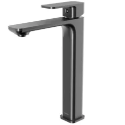Karran Venda 1.2 GPM Single Lever Handle Lead-free Brass ADA Bathroom Faucet, Vessel, Gunmetal Grey, KBF512GG