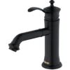 Karran Vineyard 1.2 GPM Single Lever Handle Lead-free Brass ADA Bathroom Faucet, Basin, Matte Black, KBF470MB