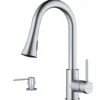 Karran Weybridge 1.8 GPM Single Lever Handle Lead-free Brass ADA Kitchen Faucet, Pull-Down Kitchen, Stainless Steel, KKF240SD25SS