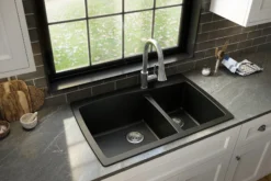 Karran Weybridge Single Lever Handle Lead-free Brass ADA Kitchen Faucet, Pull Down, Stainless Steel, KKF240SS