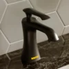 Karran Woodburn 1.2 GPM Single Lever Handle Lead-free Brass ADA Bathroom Faucet, Basin, Matte Black, KBF410MB