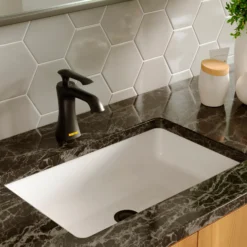 Karran Woodburn 1.2 GPM Single Lever Handle Lead-free Brass ADA Bathroom Faucet, Basin, Matte Black, KBF410MB