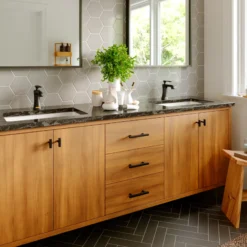 Karran Woodburn 1.2 GPM Single Lever Handle Lead-free Brass ADA Bathroom Faucet, Basin, Matte Black, KBF410MB