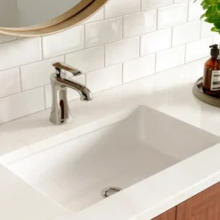 Karran Woodburn 1.2 GPM Single Lever Handle Lead-free Brass ADA Bathroom Faucet, Basin, Chrome, KBF410C