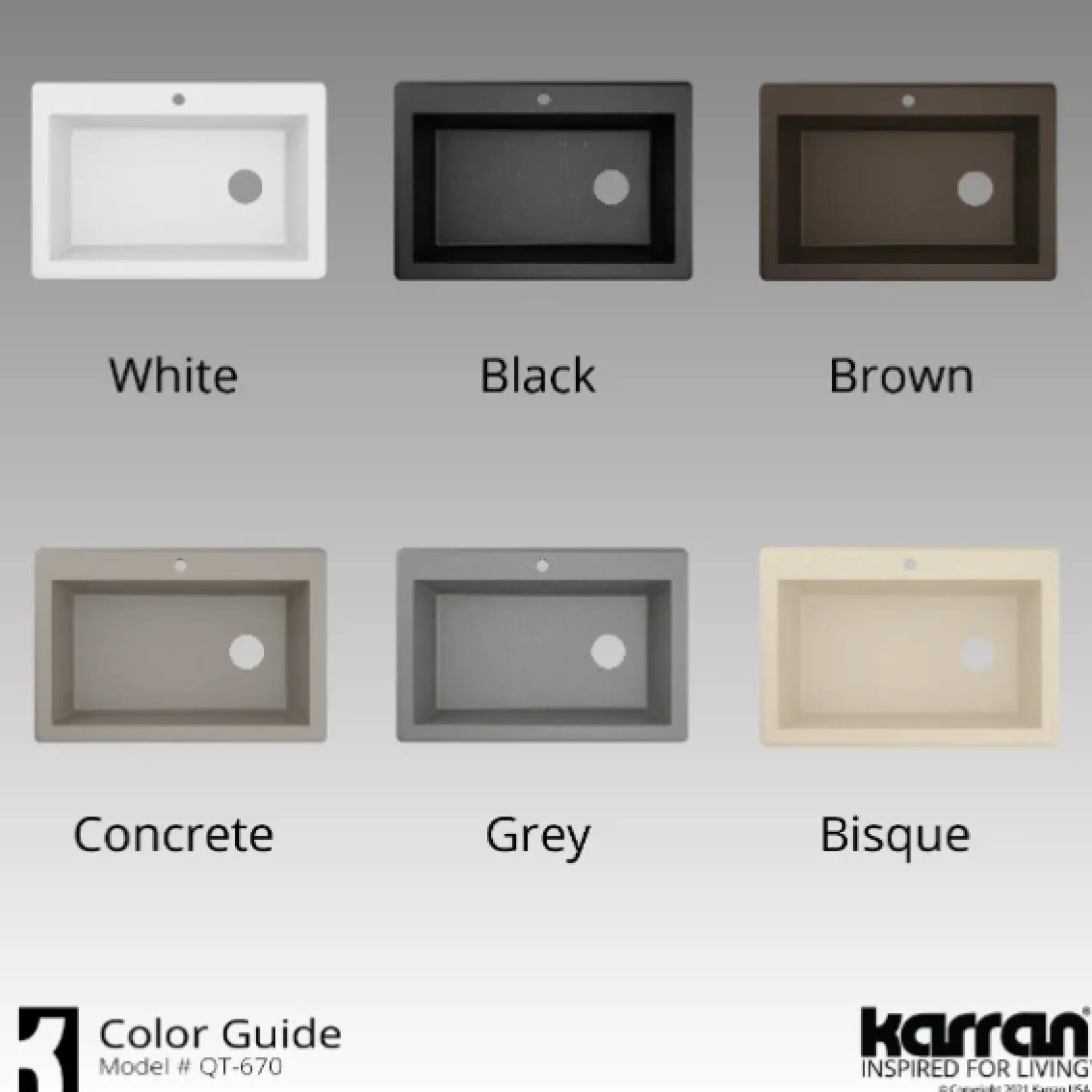 Karran 33" Drop In/Topmount Quartz Composite Kitchen Sink, Bisque, QT-670-BI-PK1