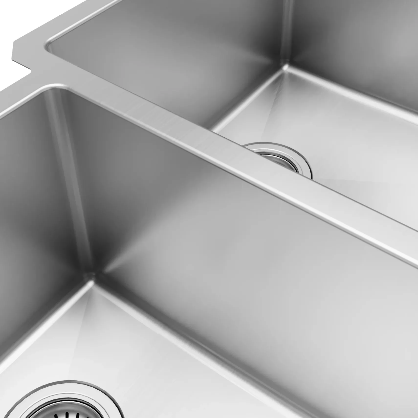 Karran Elite 33" Undermount Stainless Steel Kitchen Sink with Accessories, 40/60 Double Bowl, 16 Gauge, EL-78L-PK1