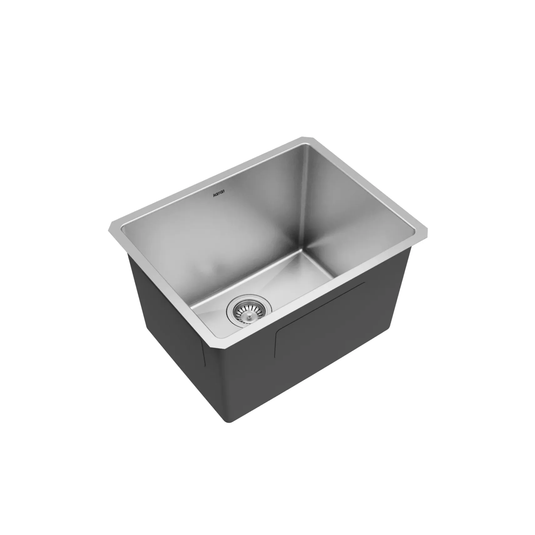 Karran Elite 23" Undermount Stainless Steel Kitchen Sink with Accessories, 16 Gauge, EL-74-PK1