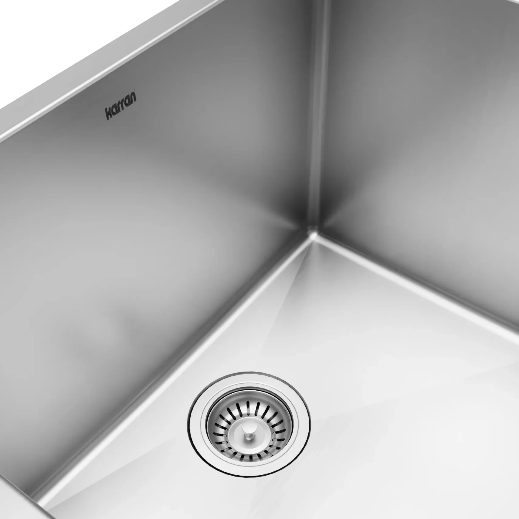 Karran Elite 23" Undermount Stainless Steel Kitchen Sink with Accessories, 16 Gauge, EL-74-PK1