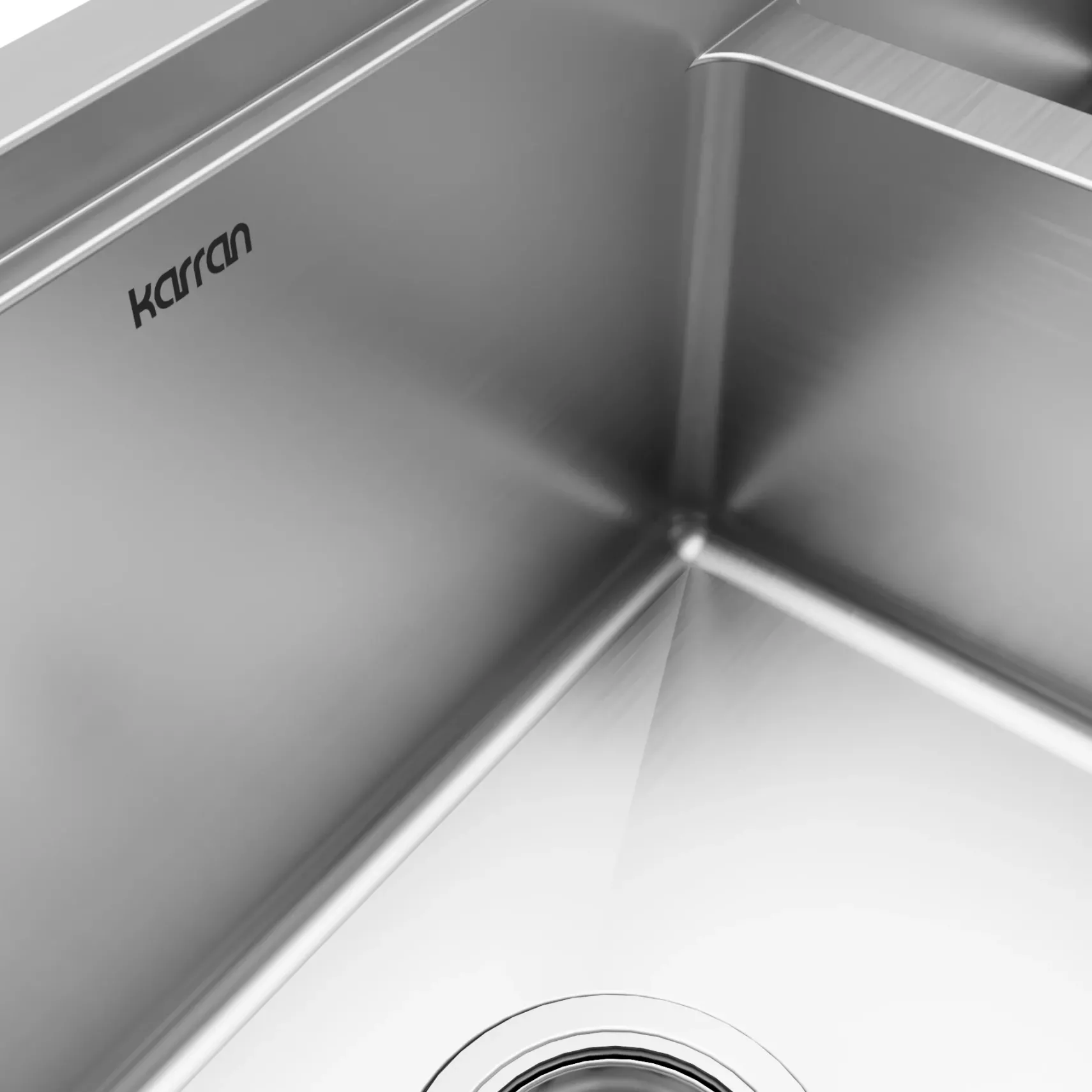 Karran Elite Workstation 32" Undermount Stainless Steel Workstation Kitchen Sink with Accessories, 60/40 Double Bowl, 16 Gauge, WS-40-PK1