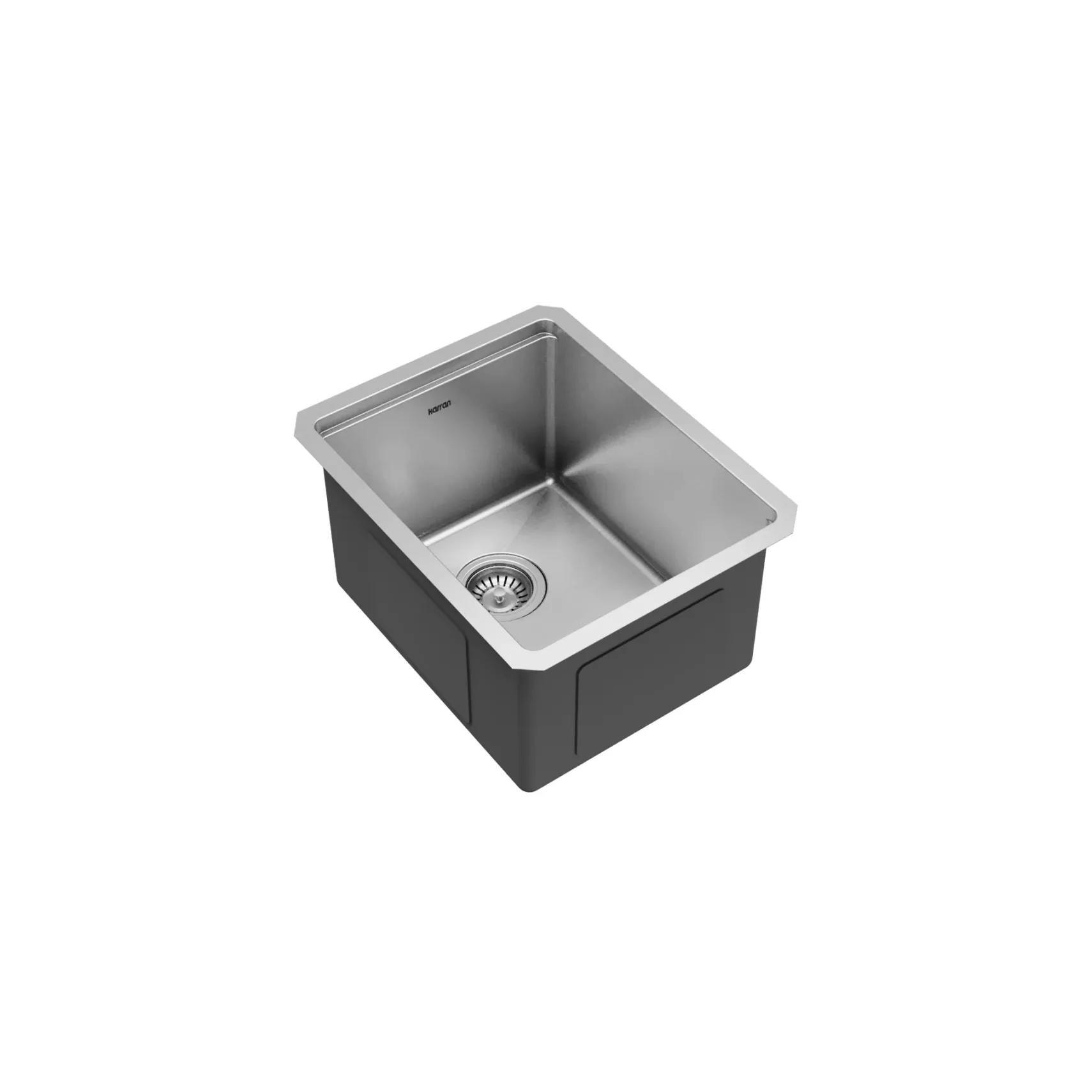 Karran Elite Workstation 15" Undermount Stainless Steel Workstation Kitchen Sink with Accessories, 16 Gauge, WS-31-PK1