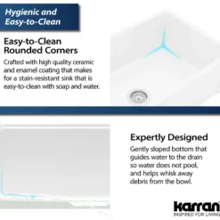 Karran Fireclay 33