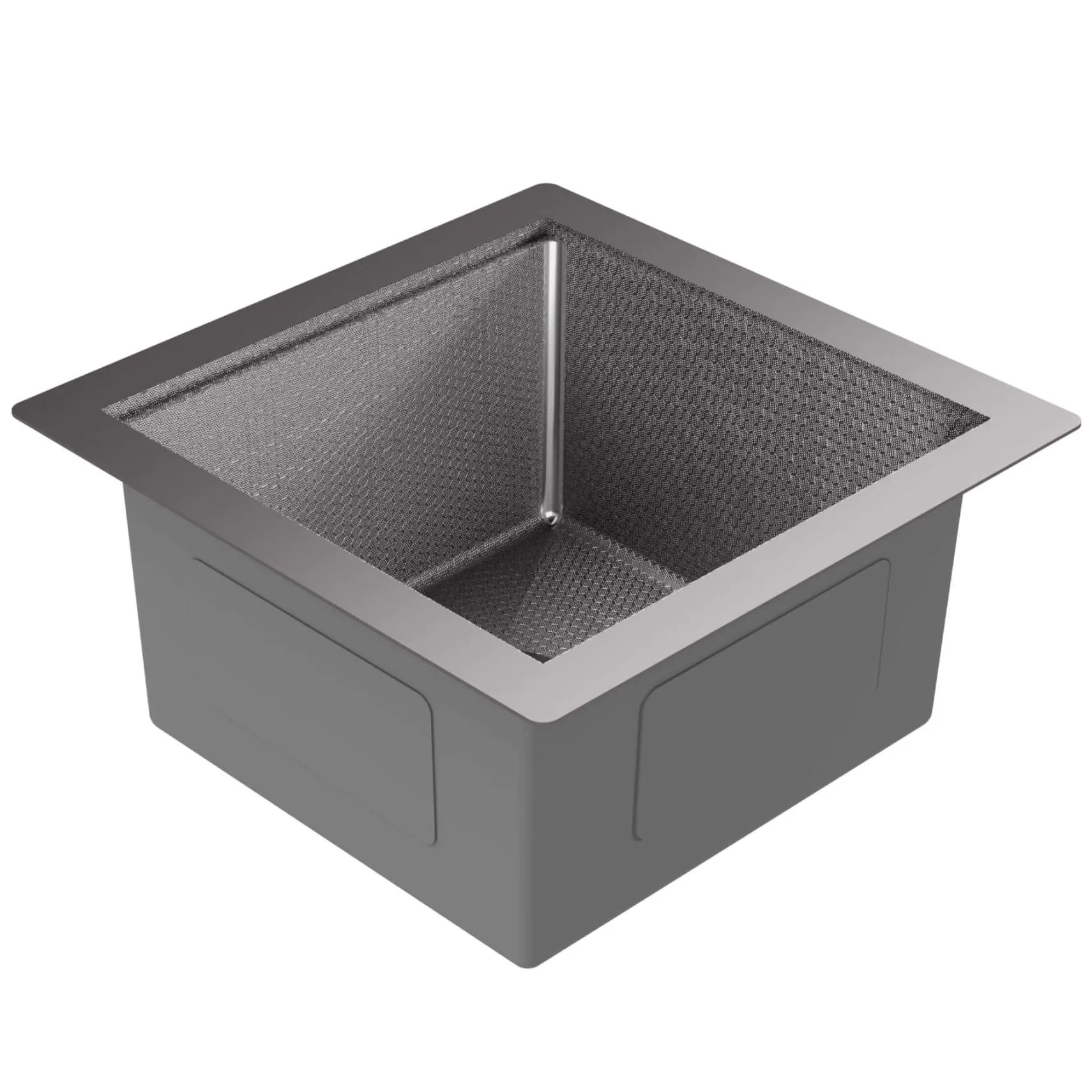 Karran Matrix 17" Undermount Stainless Steel Workstation Kitchen Sink with Accessories, 16 Gauge, HSU1717SBSS