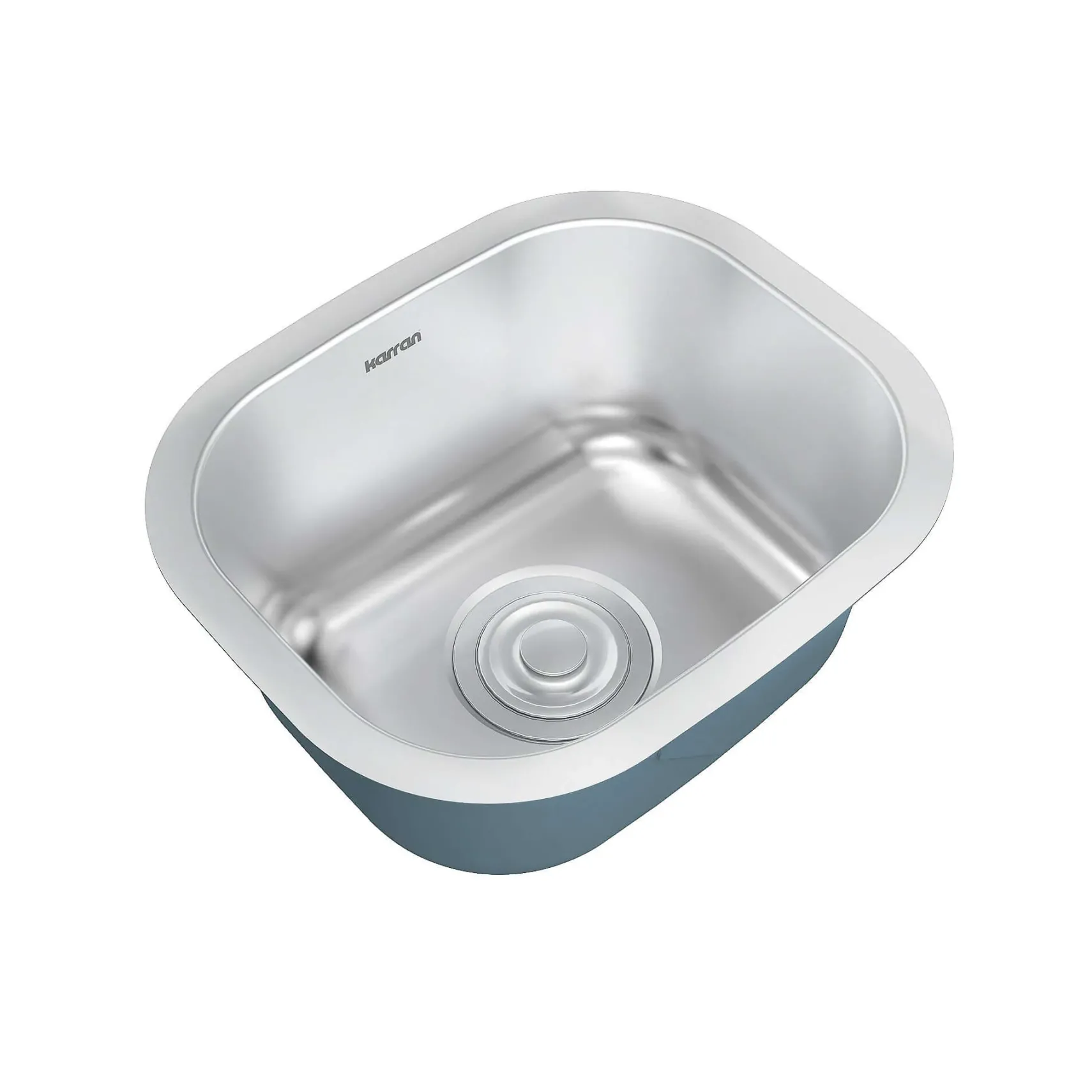 Karran Profile 15" Undermount Stainless Steel Kitchen Sink with Accessories, 18 Gauge, PRU39-PK1