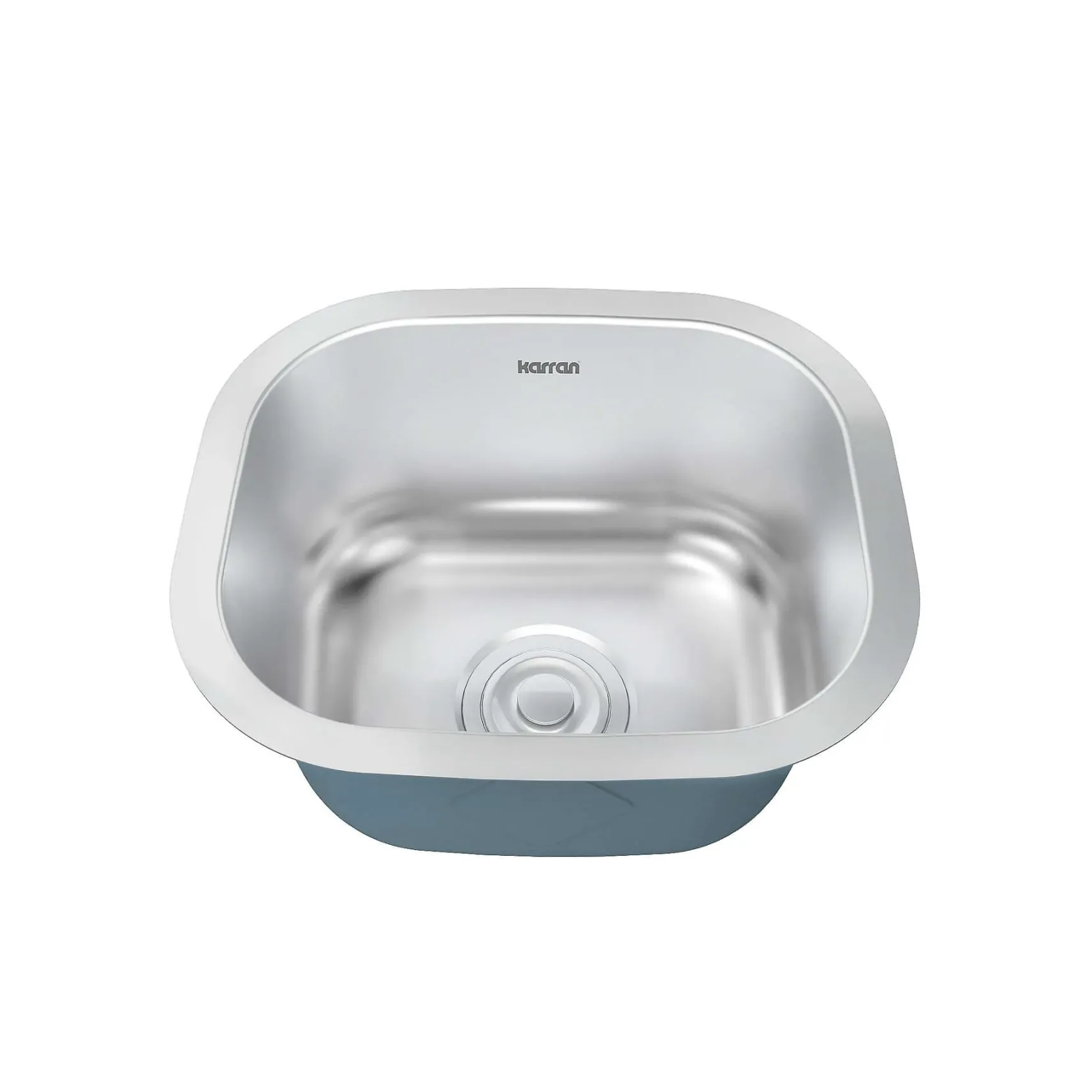 Karran Profile 15" Undermount Stainless Steel Kitchen Sink with Accessories, 18 Gauge, PRU39-PK1