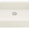 Karran 34" Quartz Composite Farmhouse Sink, White, QA-740-WH