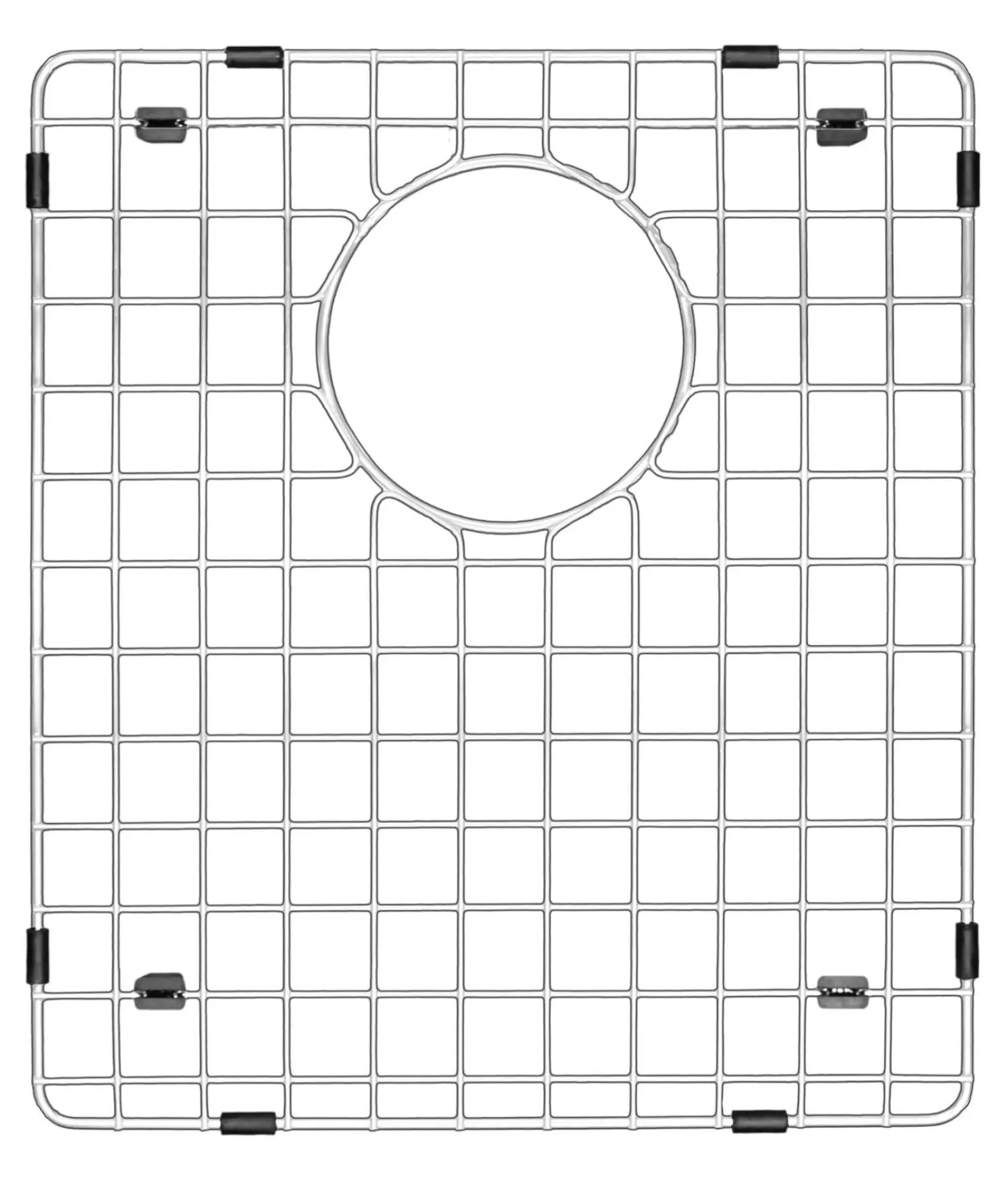 Karran 34" Quartz Composite Farmhouse Sink, 50/50 Double Bowl, Black, QA-750-BL-PK1