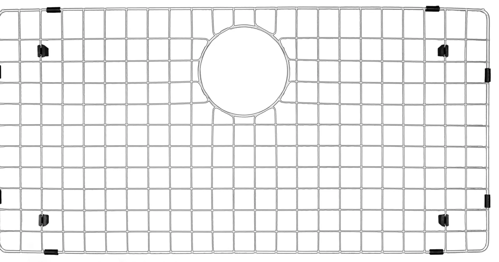 Karran 32" Undermount Quartz Composite Kitchen Sink, Black, QU-712-BL-PK1