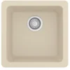 Karran 17" Undermount Quartz Composite Kitchen Sink, Bisque, QU-690-BI