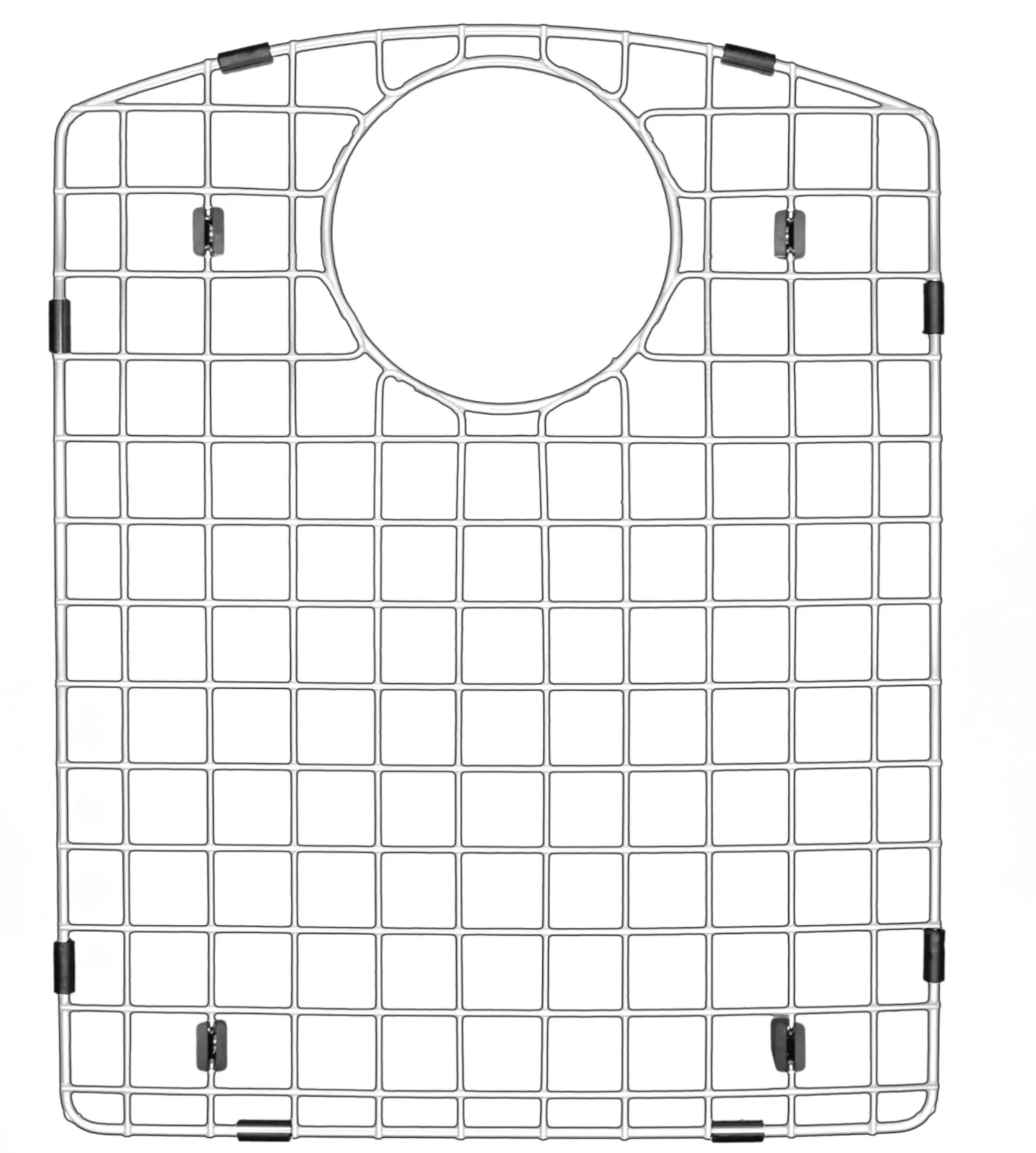 Karran 32" Undermount Quartz Composite Kitchen Sink, 60/40 Double Bowl, Black, QU-610-BL-PK1
