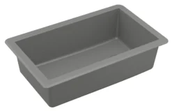 Karran 32" Undermount Quartz Composite Kitchen Sink, Grey, QU-670-GR