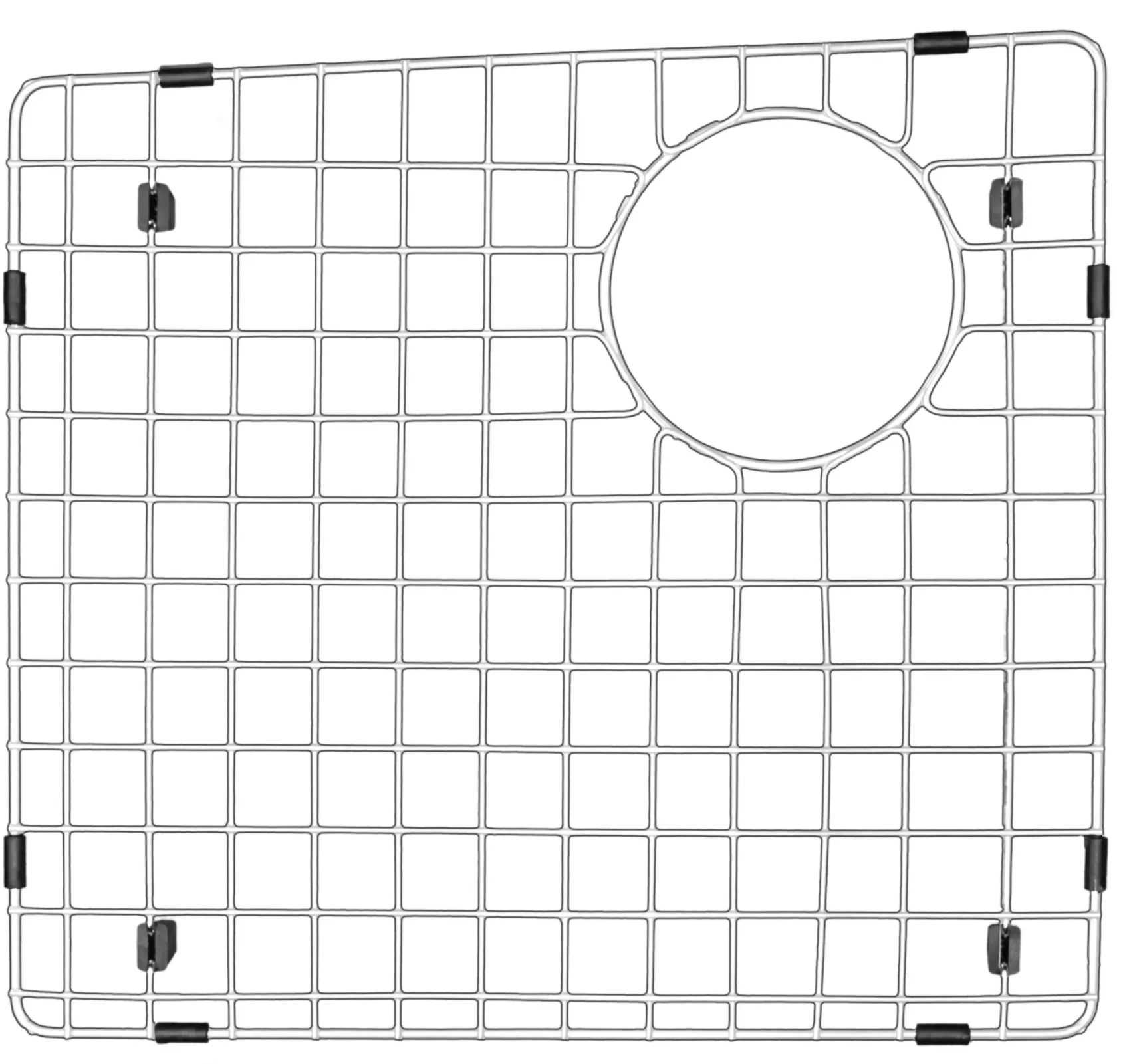 Karran 32" Undermount Quartz Composite Kitchen Sink, 60/40 Double Bowl, Black, QU-711-BL-PK1