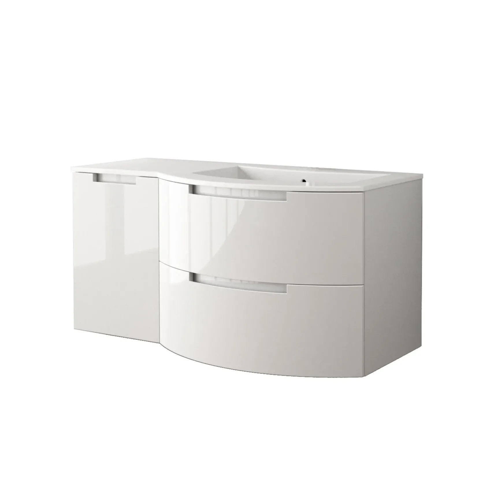Latoscana 53" Modern Bathroom Vanity, Left Side Cabinet, Oasi Series, OA53OPT3