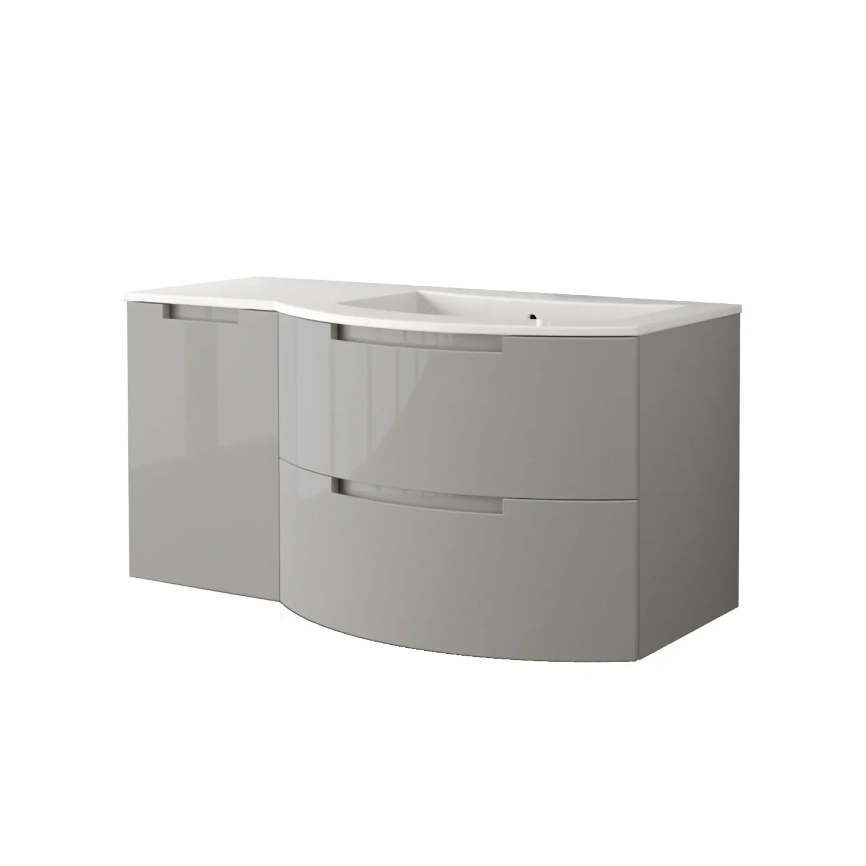 Latoscana 53" Modern Bathroom Vanity, Left Side Cabinet, Oasi Series, OA53OPT3