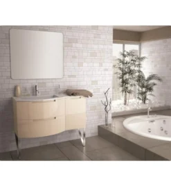 Latoscana 43" Modern Bathroom Vanity, Right Side Cabinet, Oasi Series, Sand, OA43OPT2S